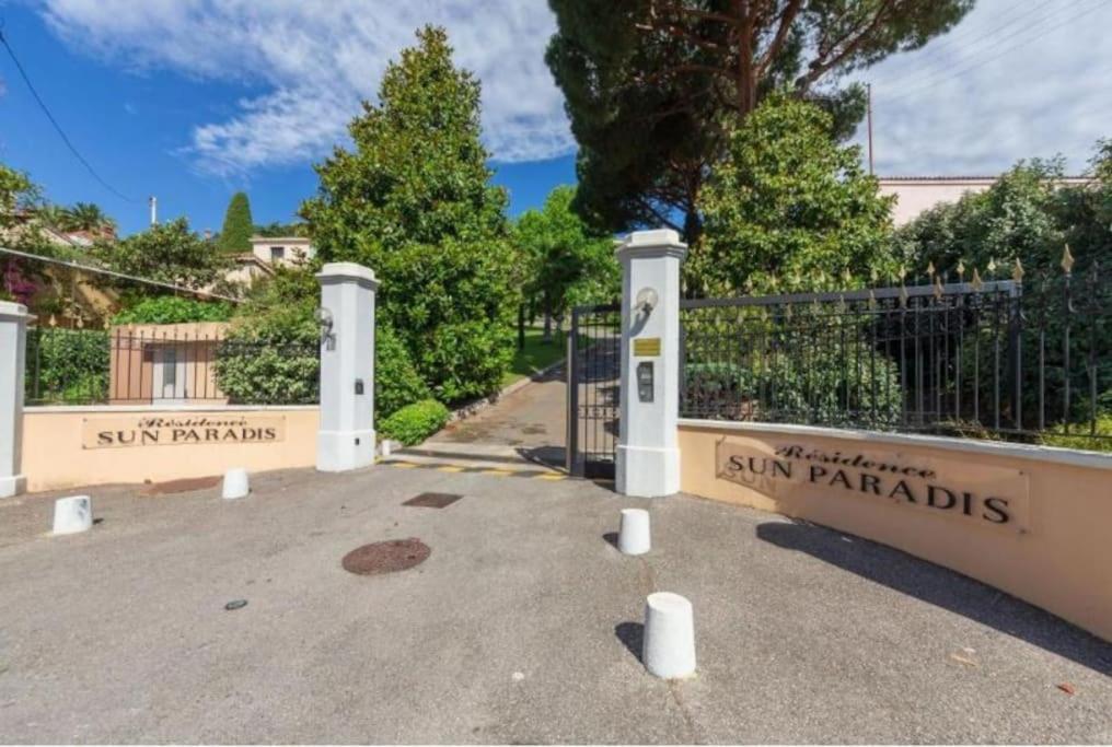 Residence De Luxe Sun Paradis, Studio Terrasse, Vue Mer Piscine Cannes Exterior foto